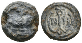 Seal, Weight 12.82 gr - Diameter 19 mm. SOLD AS SEEN.