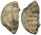 Seal, Weight 5.78 gr - Diameter 31 mm.
BYZANTINE LEAD SEAL.(Circa 7th-11th Century).Pb.
