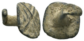 Seal, Weight 1.83 gr - Diameter 12 mm. SOLD AS SEEN.