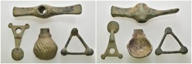 Group ancient, Weight 42.99 gr - 4 pieces . SOLD AS SEEN.