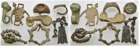 Group ancient, Weight 47.74 gr - 7 pieces . SOLD AS SEEN.