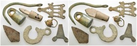 Group ancient, Weight 156.23 gr - 8 pieces . SOLD AS SEEN.