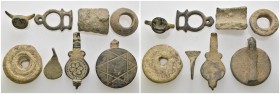Group ancient, Weight 48.61 gr - 8 pieces . SOLD AS SEEN.