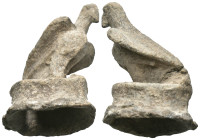 Bronze, Weight 44.81 gr - Diameter 38 mm .
ANCIENT ROMAN BRONZE EAGLE STATUETTE.(1st-2nd century).Ae.