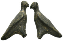 Bronze, Weight 20.09 gr - Diameter 40 mm
ANCIENT ROMAN BRONZE EAGLE STATUETTE.(1st-2nd century).Ae.