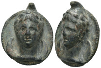 Bronze, Weight 33.51 gr - Diameter 33 mm

ANCIENT ROMAN BRONZE APPLIQUE.(1st- 3rd Century).Ae.