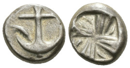 Weight 2.84 gr - Diameter 12 mm
Silver Greek Coin
Apollonia pontika thrace 425 BC 375 BC