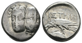 Weight 5.79 gr - Diameter 18 mm
Silver Greek Coin
Istros Drachm