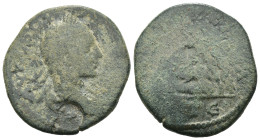 Weight 9.68 gr - Diameter 25 mm Bronze Roman Provincial Coin