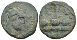 Weight 6.21 gr - Diameter 23 mm Bronze Roman Provincial Coin