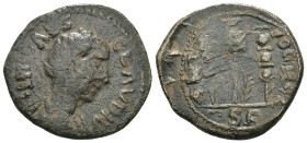 Weight 8.95 gr - Diameter 25 mm Bronze Roman Provincial Coin