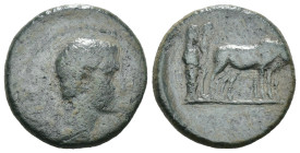 Weight 3.87 gr - Diameter 18 mm Bronze Roman Provincial Coin