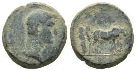 Weight 5.85 gr - Diameter 17 mm Bronze Roman Provincial Coin
