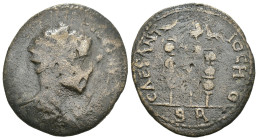 Weight 7.64 gr - Diameter 26 mm Bronze Roman Provincial Coin