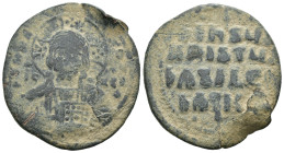 Weight 10.67 gr - Diameter 31 mm Bronze Byzantine Coin