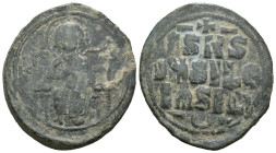Weight 9.40 gr - Diameter 30 mm Bronze Byzantine Coin