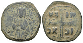 Weight 7.65 gr - Diameter 29 mm Bronze Byzantine Coin