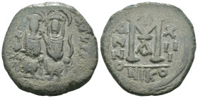 Weight 12.85 gr - Diameter 29 mm Bronze Byzantine Coin