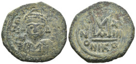 Weight 11.93 gr - Diameter 30 mm Bronze Byzantine Coin