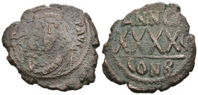 Weight 9.80 gr - Diameter 31 mm Bronze Byzantine Coin
