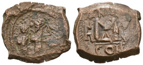 Weight 5.48 gr - Diameter 24 mm Bronze Byzantine Coin