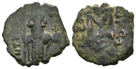 Weight 2.86 gr - Diameter 18 mm Bronze Byzantine Coin