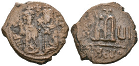 Weight 9.74 gr - Diameter 27 mm Bronze Byzantine Coin