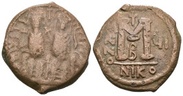 Weight 12.93 gr - Diameter 27 mm Bronze Byzantine Coin