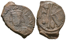 Weight 6.64 gr - Diameter 25 mm Bronze Byzantine Coin