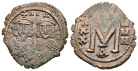 Weight 3.99 gr - Diameter 22 mm Bronze Byzantine Coin