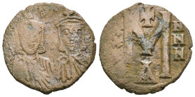 Weight 3.88 gr - Diameter 20 mm Bronze Byzantine Coin