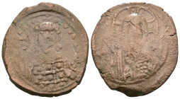 Weight 7.43 gr - Diameter 29 mm Bronze Byzantine Coin