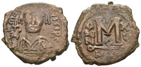 Weight 11.92 gr - Diameter 27 mm Bronze Byzantine Coin