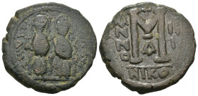 Weight 13.53 gr - Diameter 30 mm Bronze Byzantine Coin