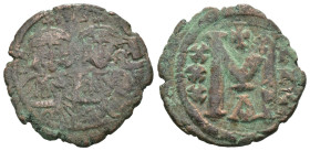 Weight 3.50 gr - Diameter 21 mm Bronze Byzantine Coin