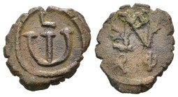 Weight 1.48 gr - Diameter 15 mm Bronze Byzantine Coin. Sold as seen.