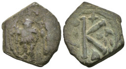Weight 3.30 gr - Diameter 20 mm Bronze Byzantine Coin. Sold as seen.