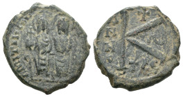 Weight 5.67 gr - Diameter 20 mm Bronze Byzantine Coin. Sold as seen.