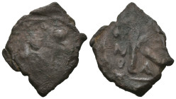 Weight 4.13 gr - Diameter 23 mm Bronze Byzantine Coin. Sold as seen.