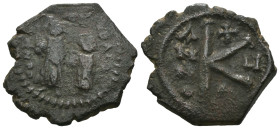 Weight 4.82 gr - Diameter 25 mm Bronze Byzantine Coin. Sold as seen.