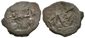 Weight 1.97 gr - Diameter 20 mm Bronze Byzantine Coin. Sold as seen.