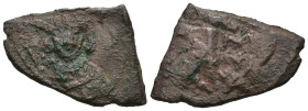 Weight 3.34 gr - Diameter 28 mm Bronze Byzantine Coin. Sold as seen.