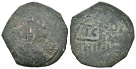 Weight 4.08 gr - Diameter 25 mm Bronze Byzantine Coin. Sold as seen.
