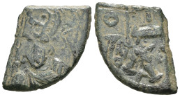 Weight 5.24 gr - Diameter 22 mm Bronze Byzantine Coin. Sold as seen.