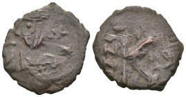 Weight 3.45 gr - Diameter 21 mm Bronze Byzantine Coin. Sold as seen.