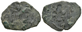 Weight 4.62 gr - Diameter 29 mm Bronze Byzantine Coin. Sold as seen.