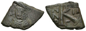 Weight 3.49 gr - Diameter 25 mm Bronze Byzantine Coin. Sold as seen.