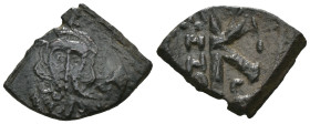 Weight 3.14 gr - Diameter 24 mm Bronze Byzantine Coin. Sold as seen.