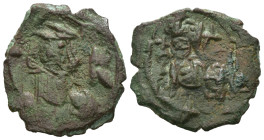 Weight 3.46 gr - Diameter 23 mm Bronze Byzantine Coin. Sold as seen.