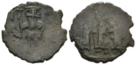 Weight 3.48 gr - Diameter 21 mm Bronze Byzantine Coin. Sold as seen.